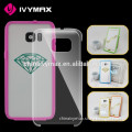 Smartphone case for samsung s6 edge plus transparent back pc covers